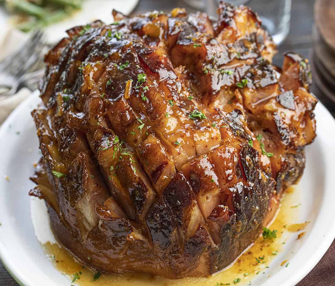 Apricot Glazed Honey Ham